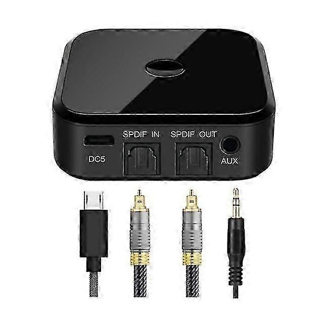 Optischer Bluetooth-Audio-Senderempfänger 5.0AUX-Adapter