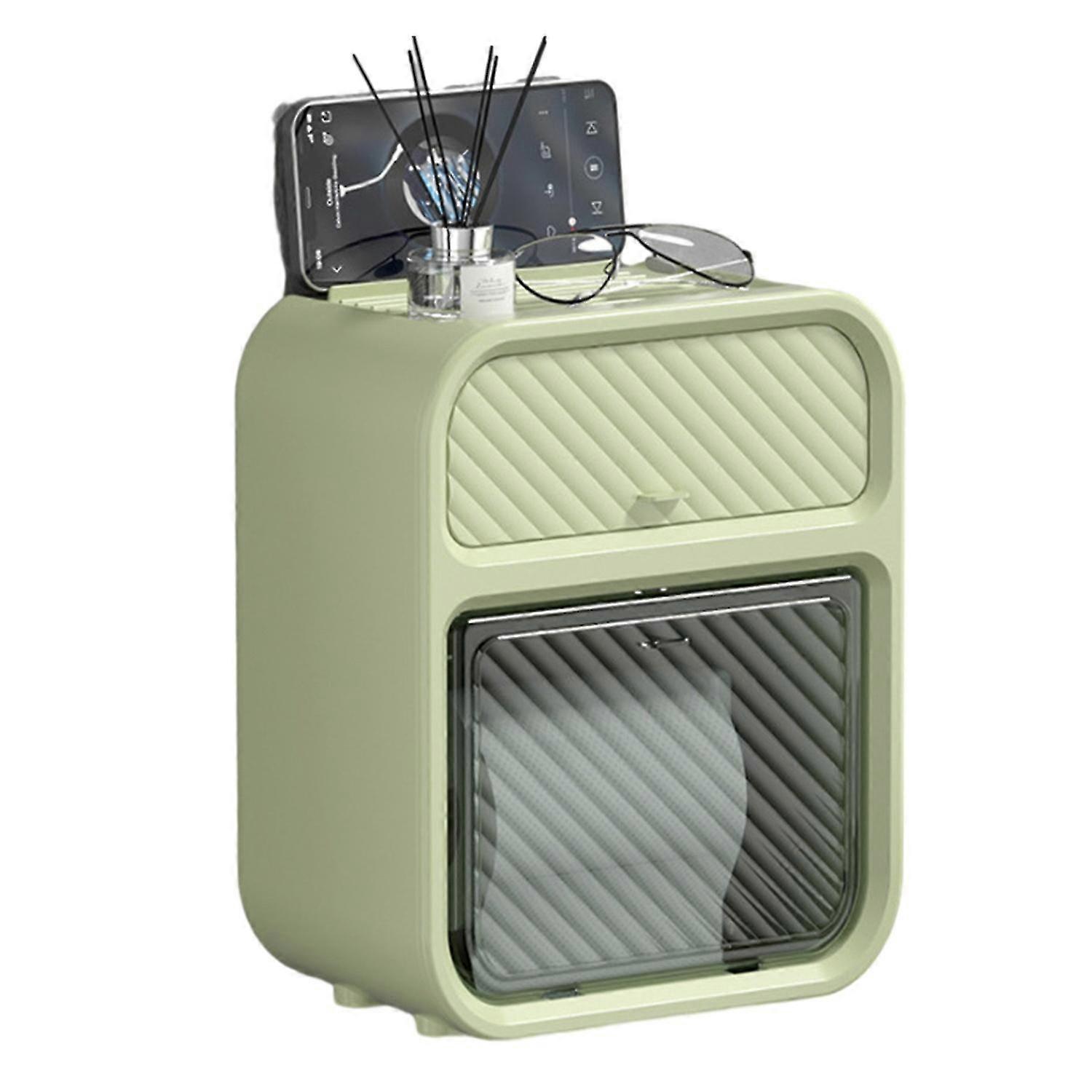 2025 Tissue Box Luxury Wall Mounted Double Layer Waterproof No-punch Installation Rolling Tissue Drawing