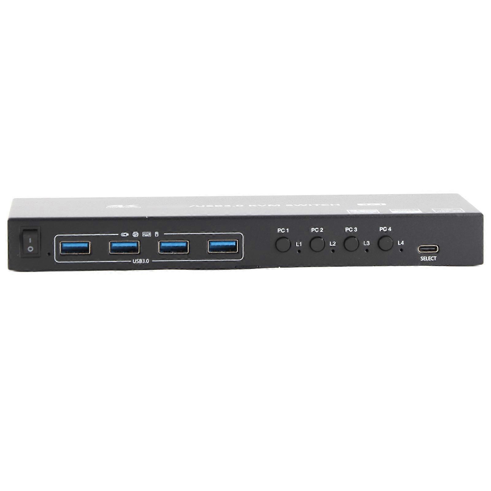 KVM Switch HD Multimedia Interface 2.0 USB 3.0 KVM Switch with Automatic Adjustment System