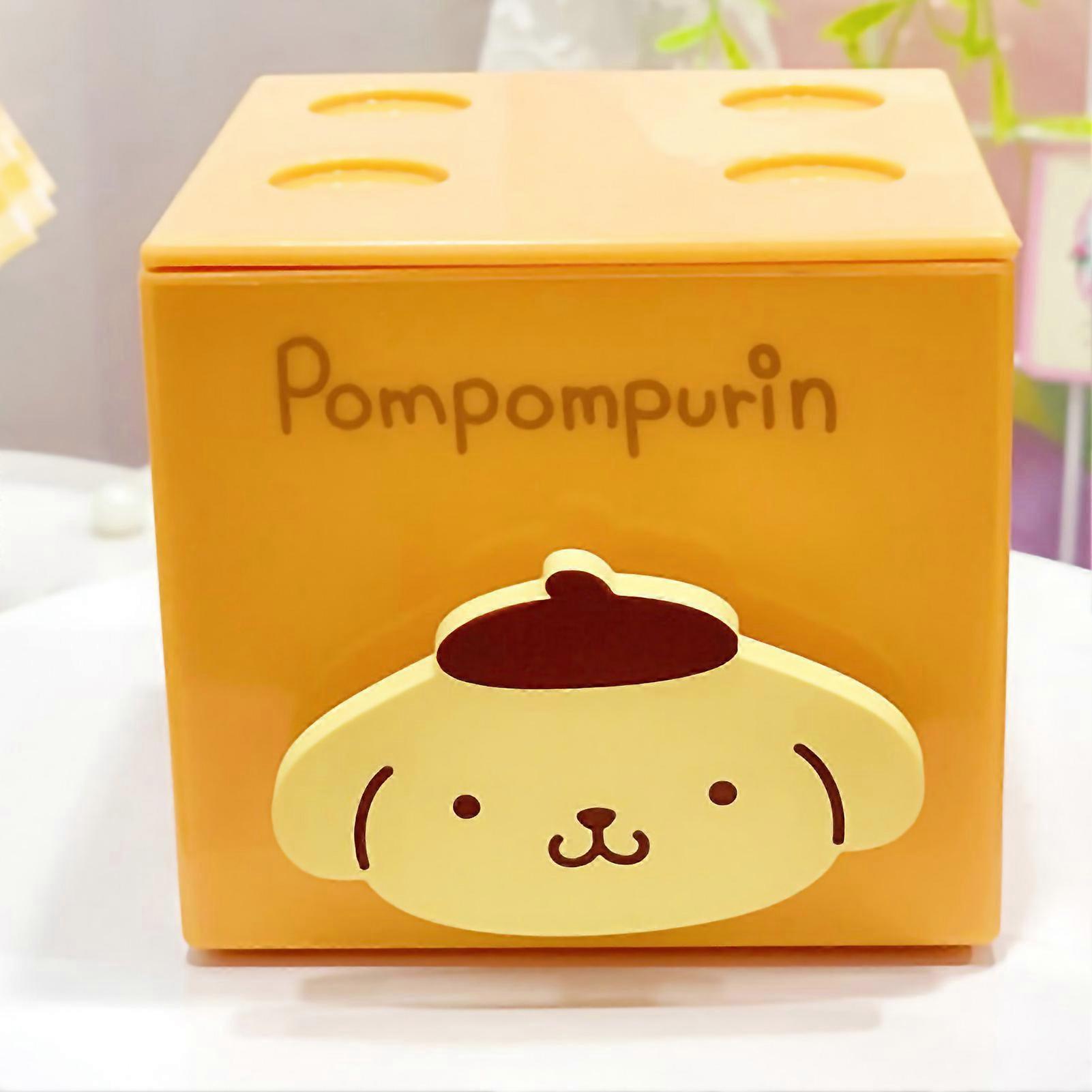 Table Top Storage Box Cartoon Square Shape Stackable Clutter Container Boxes for Bedroom Type4 