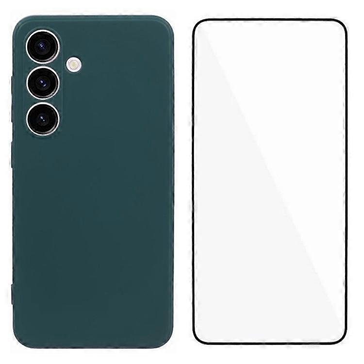 WANLONFENG RB2 Series Compatible For Samsung Galaxy S24 Case Precise Cutout TPU Phone Cover with Screen Protector