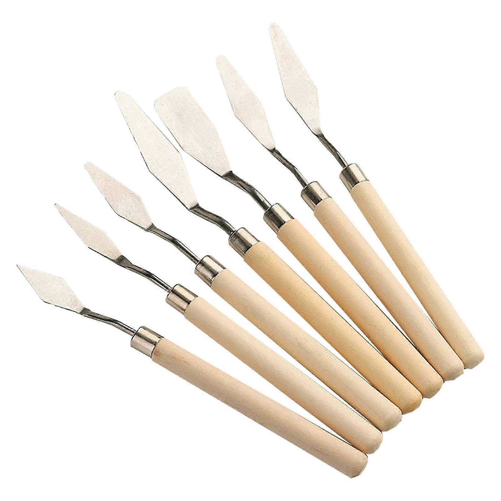 Malspachtel 7piece palette spatula set, painting spatula, art supplies