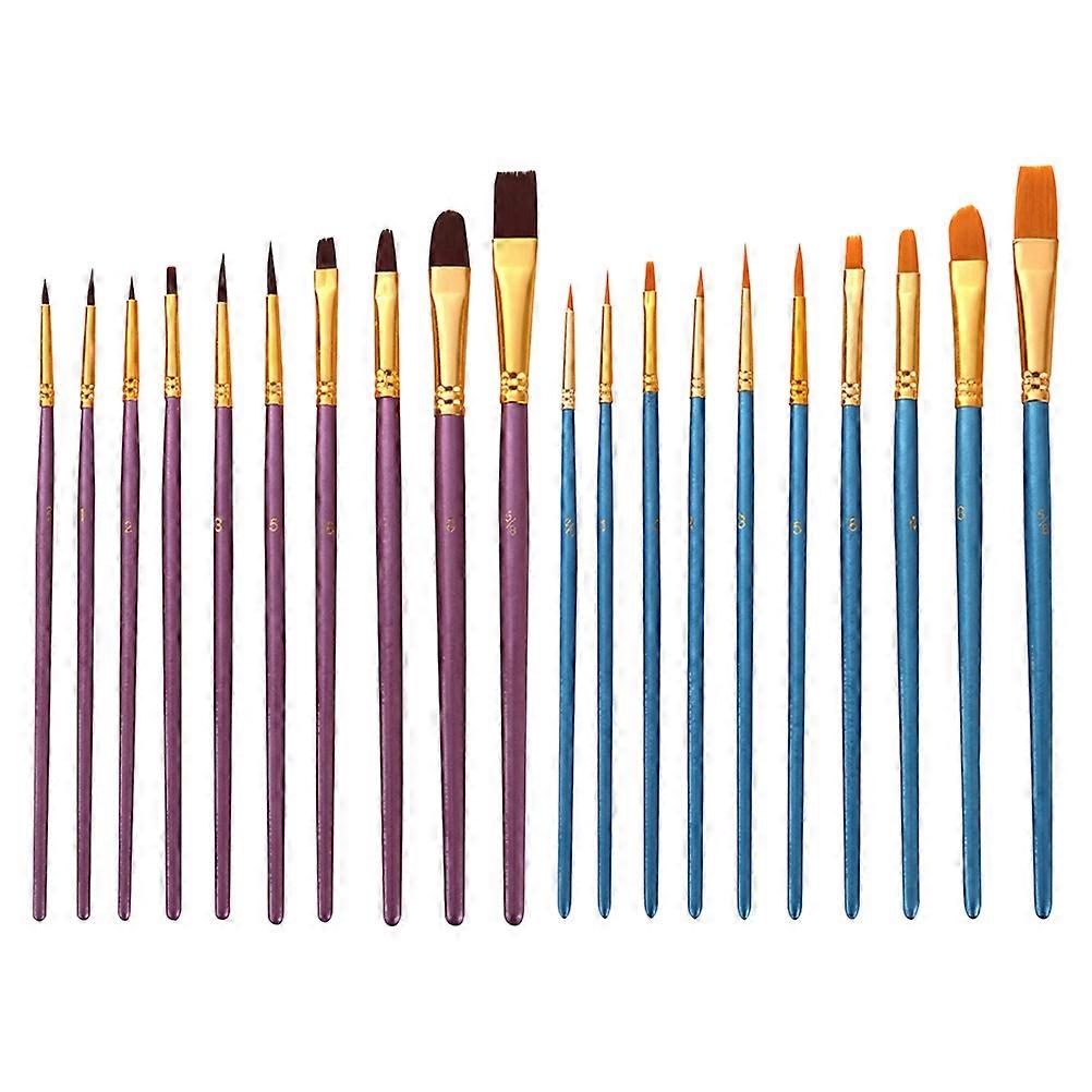 Gouache Paint Tools, Brushes with Durable Tips for Various Painting Styles