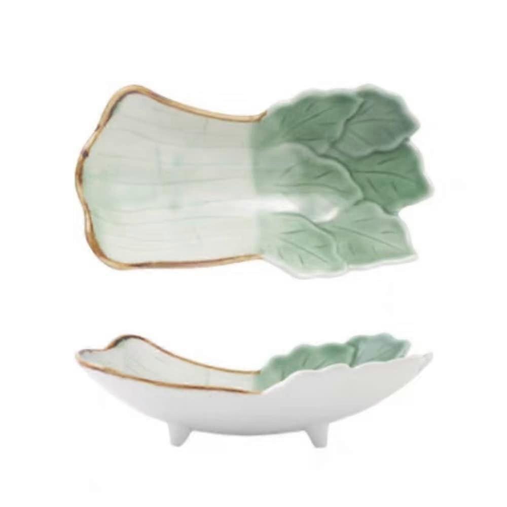 Salad Plate Ceramic Tableware Creative Vegetable Shape Dried Fruit Plate