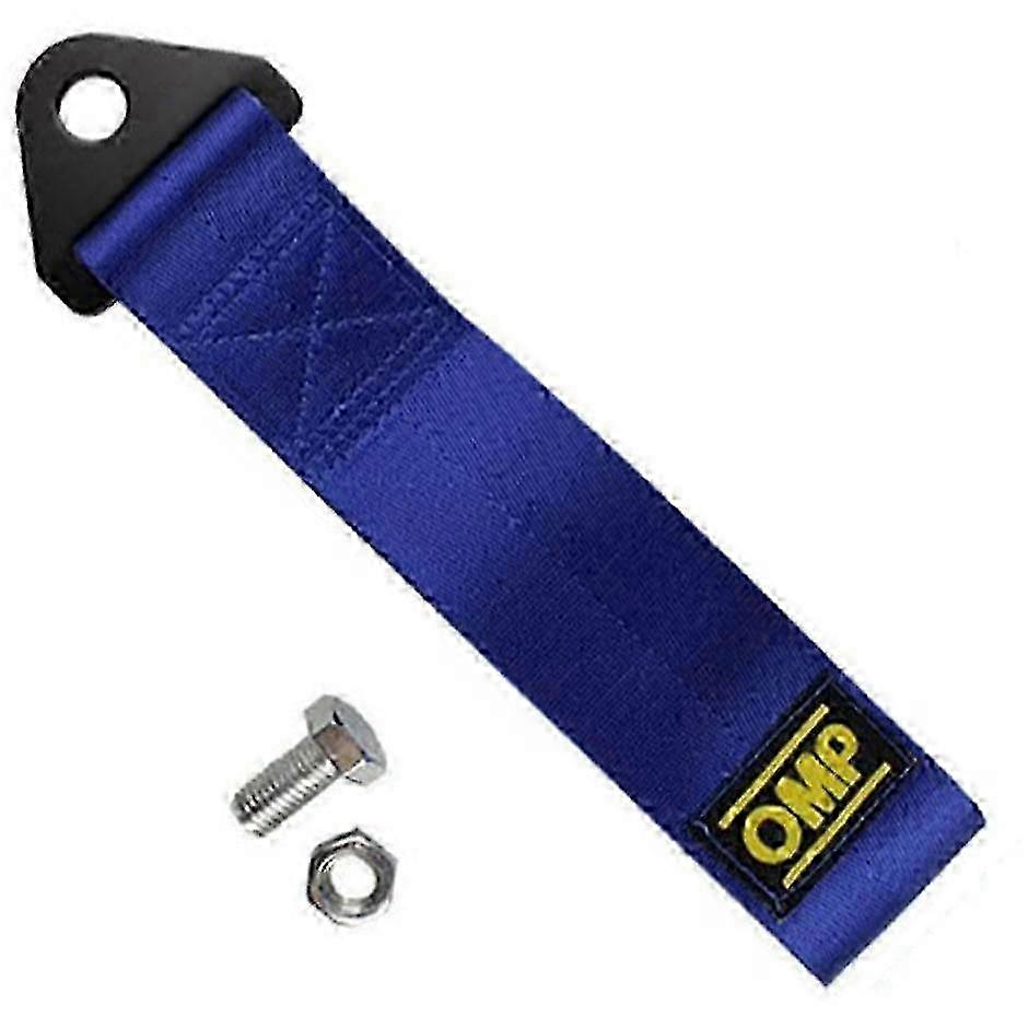 8-12 MM High Strength Towing Strap for Racing Car Trailers (Blue)