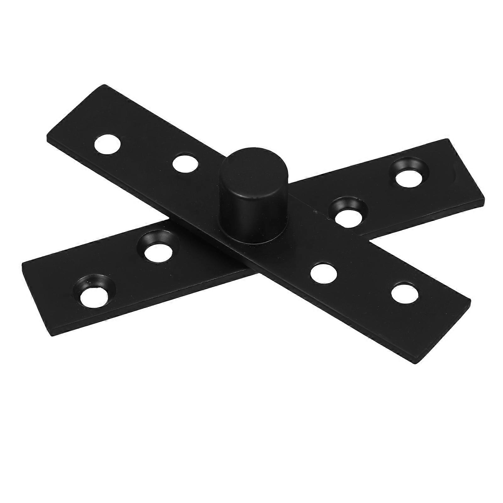 Black Door Pivot Hinge Rotating Hinge for Hidden Installation Steel