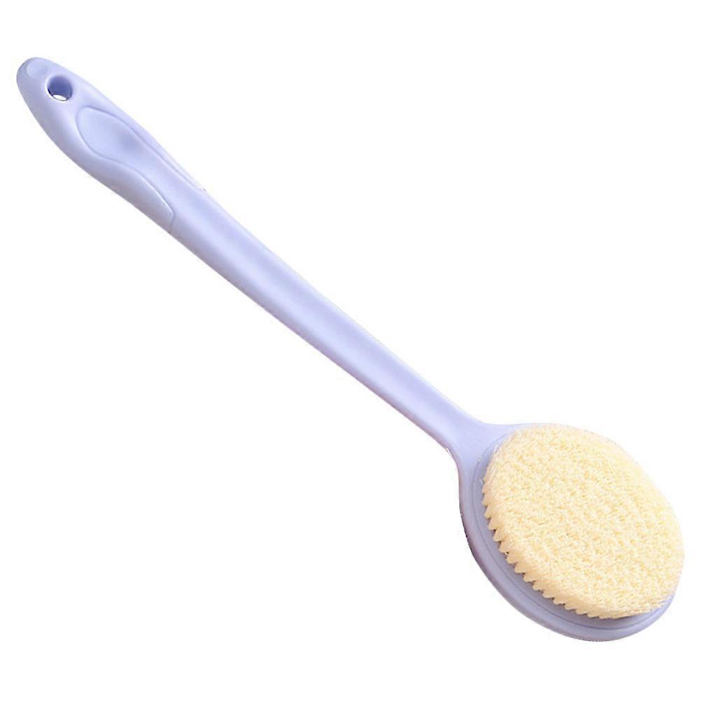 Body Bath Brush Daily Use Lavender 38x9.5cm PP Material Promote Circulation 1Pcs