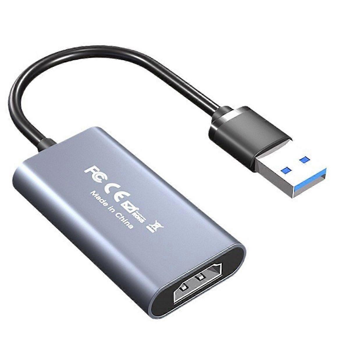 Capture Card 4K HD Multimedia Interface to USB2.0 Video Capture Card for HD Game Live Broadcasting