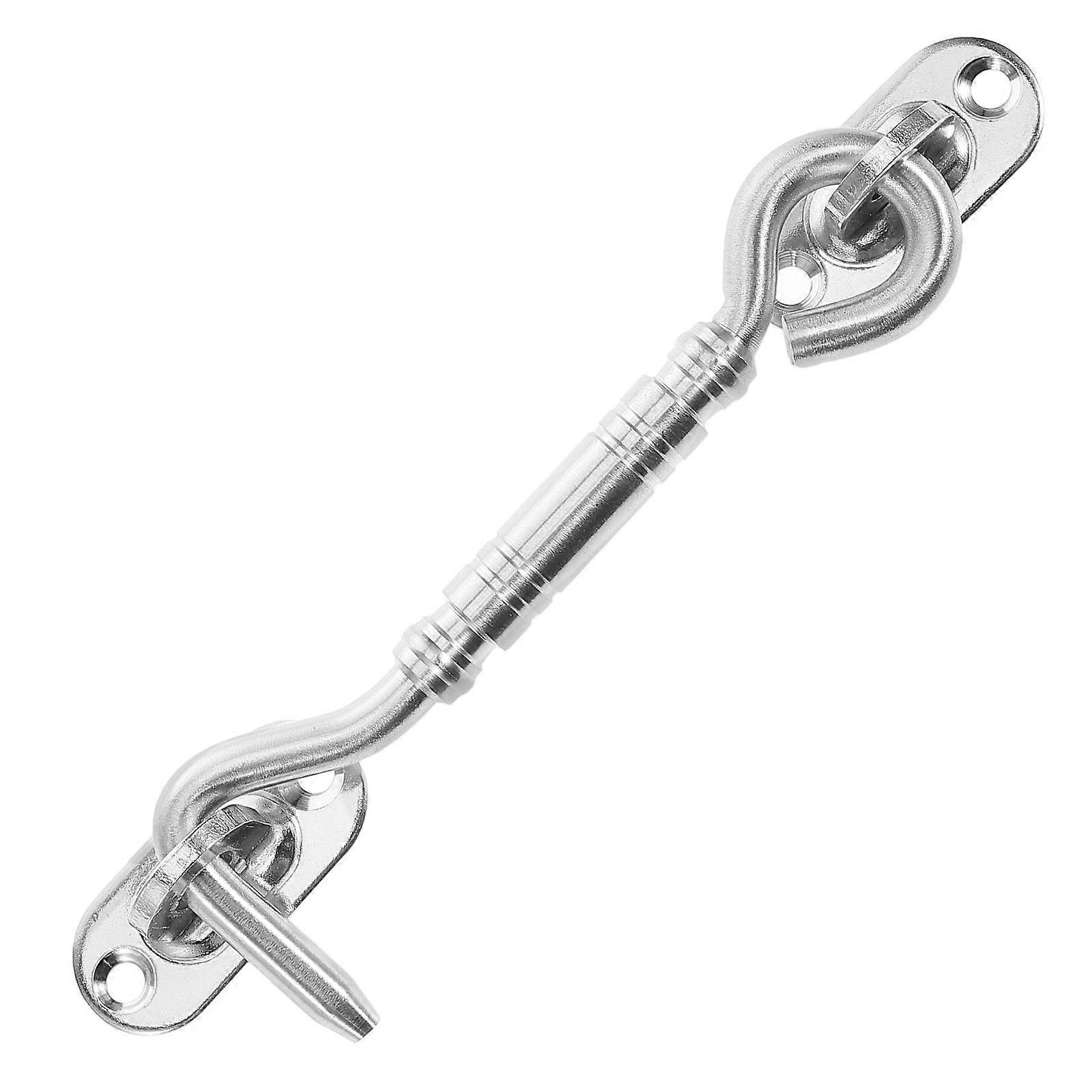 Stainless Steel Hook And Eye Latch For Door With Stainless Steel Hook And Door Lock Hasp Latch For Security And Privacy Hook