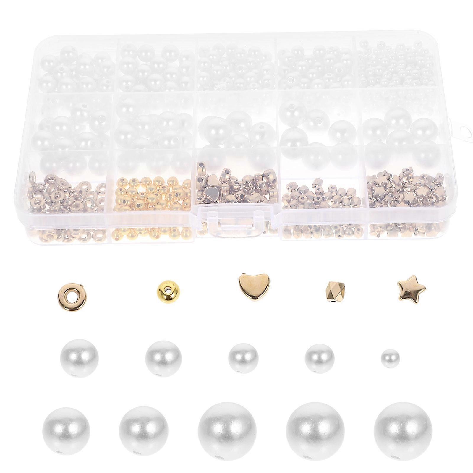 Chic Spacer Beads for DIY Bracelets – Durable Imitation Pearl Beads with Smooth Edges for Jewelry Making and Custom Crafting Projects
