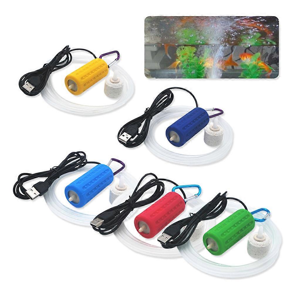 Air Bubble Hose Fish Oxygenation Equipment Oil-Free Compressed Air Fish Tank Green 150x8x3cm 1Pack