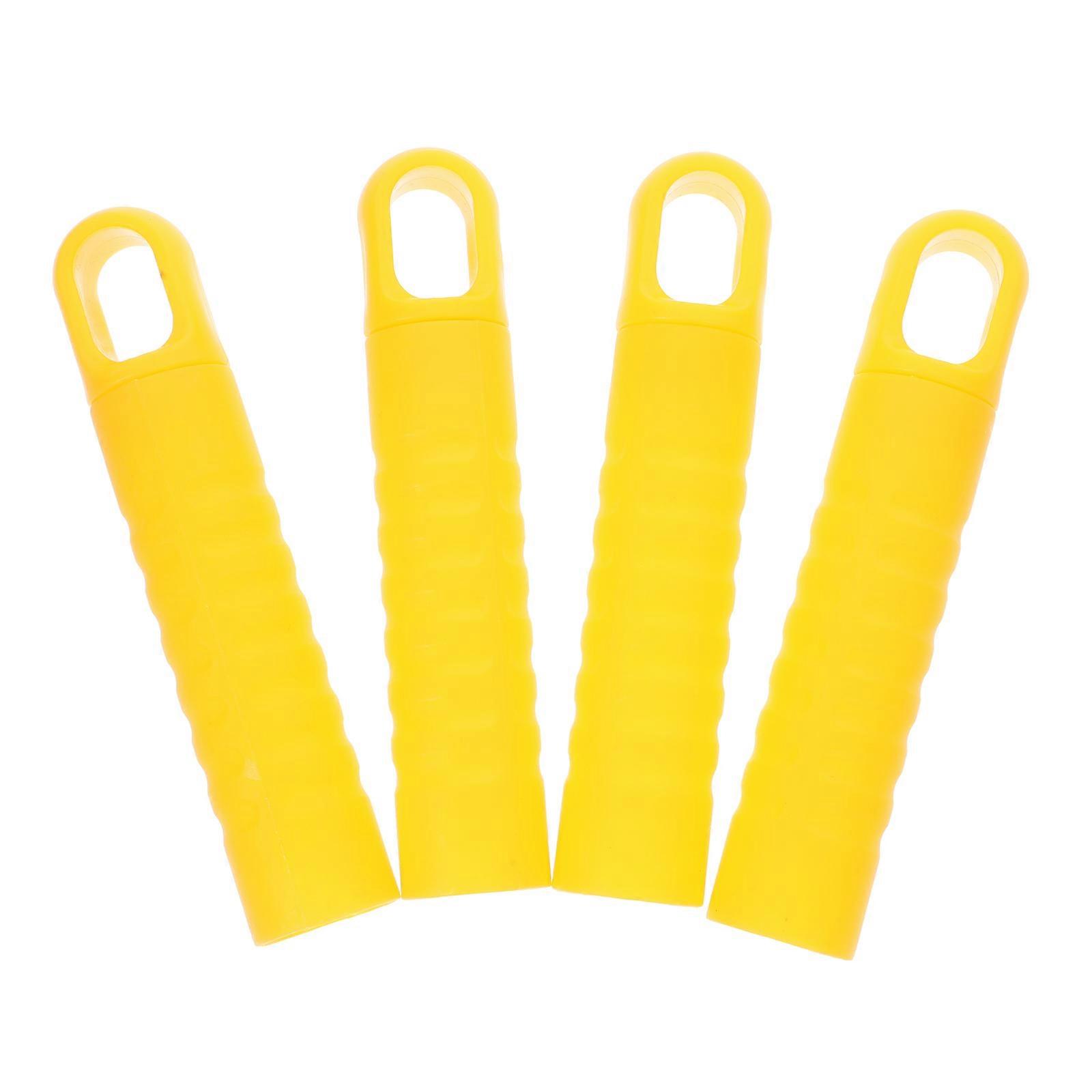 4pcs Mop Handle End Cap Broomstick Sleeve for Comfortable Grip & Easy Handling Home Cleaning Accessory