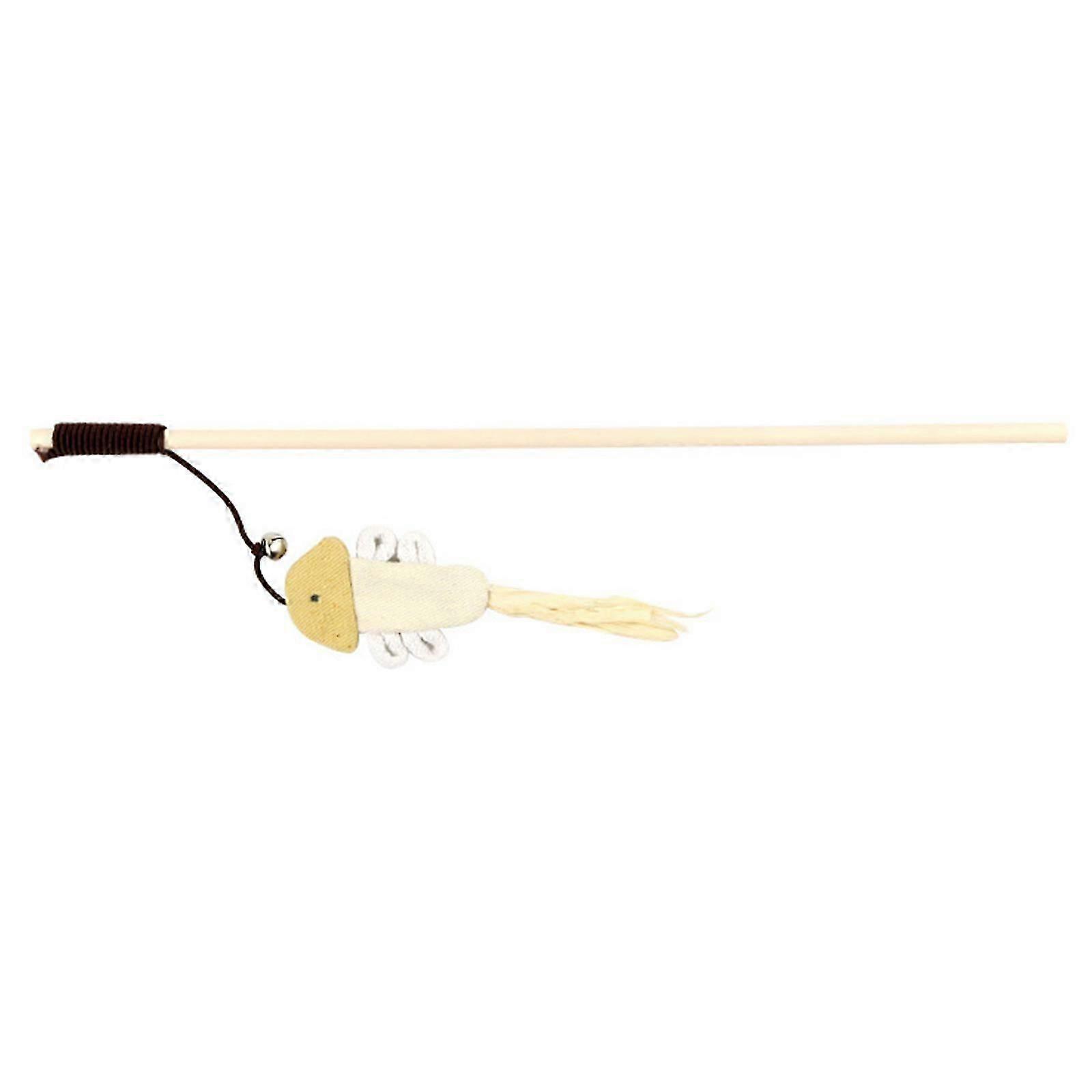 Lovely Feather Teaser for Cat Toy Interactive Fun Toy Catcher Teaser Plaything for Kitten for Cat Having Fun Exercise Pl