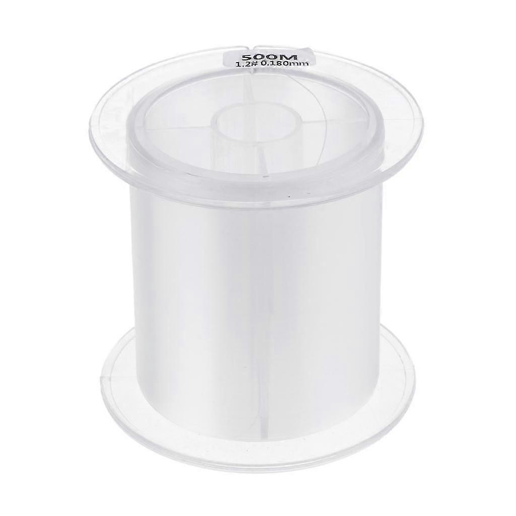 גליל של 500m ניילון חזק במיוחד קו דיג שקוף קו דיג להתמודד 1.2