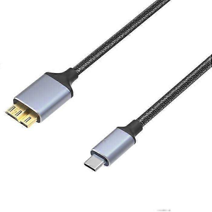 USB-C to Micro USB 3.0 Cable 1 Meter for External Hard Drive Camera Computer