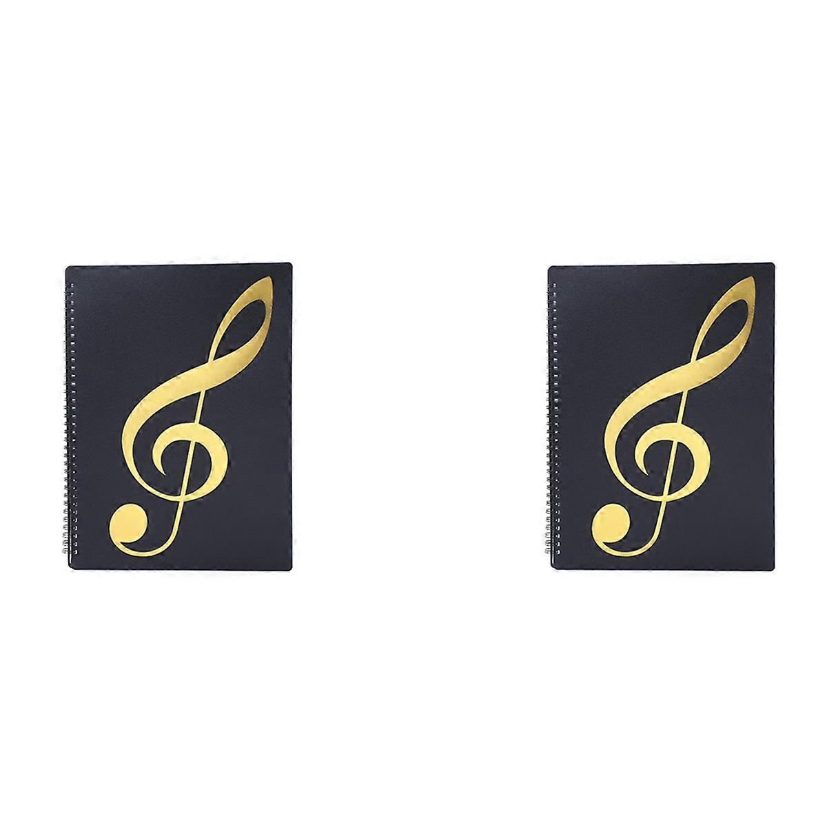 Sheet Music Folder, 60 Pages, Sheet Music/Holder,Fits Letter Size A4, Writable & Detachable Choir Fo