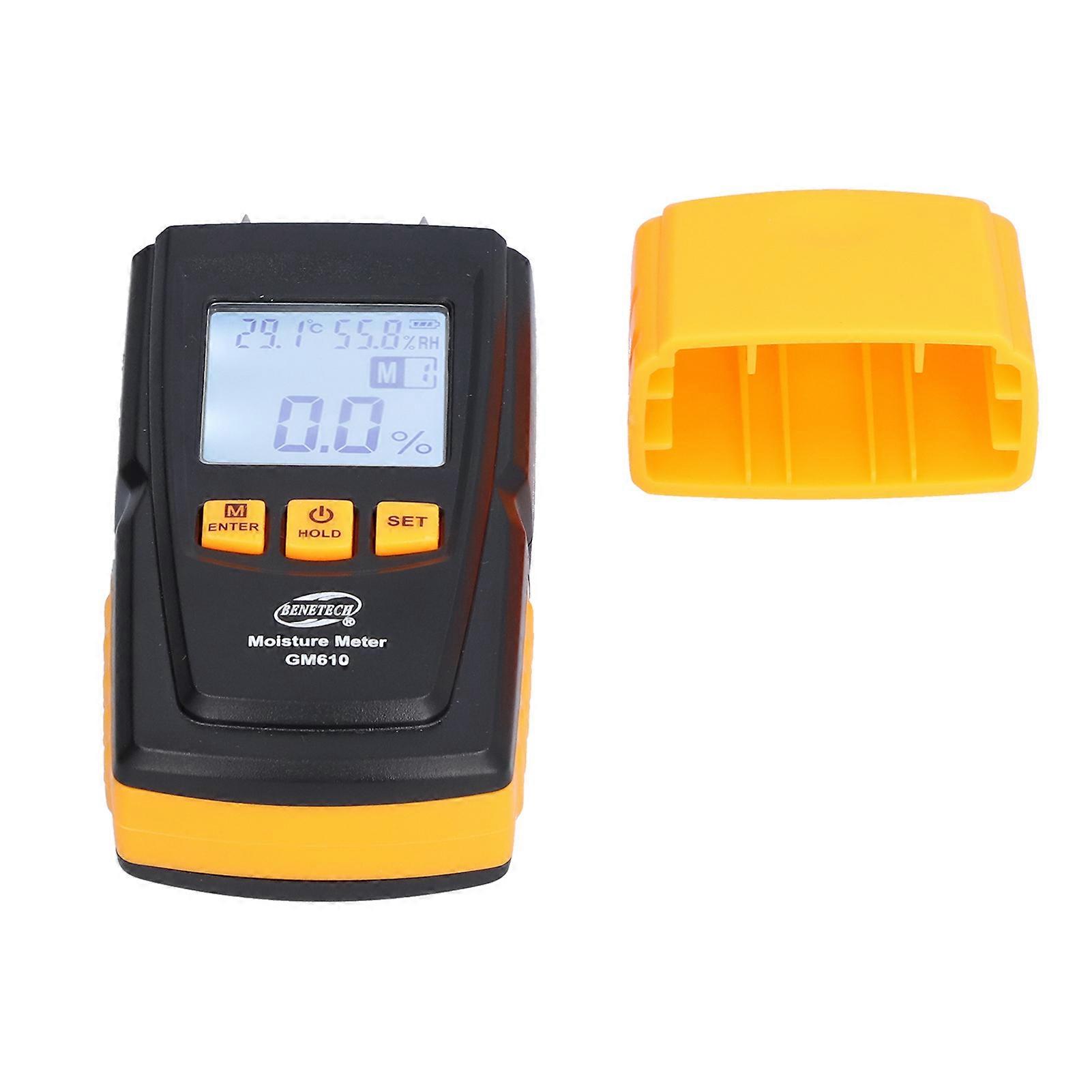 GM610 Needle Type Moisture Meter Portable Wood Moisture Detector Tester Analyzer for Moisture Content