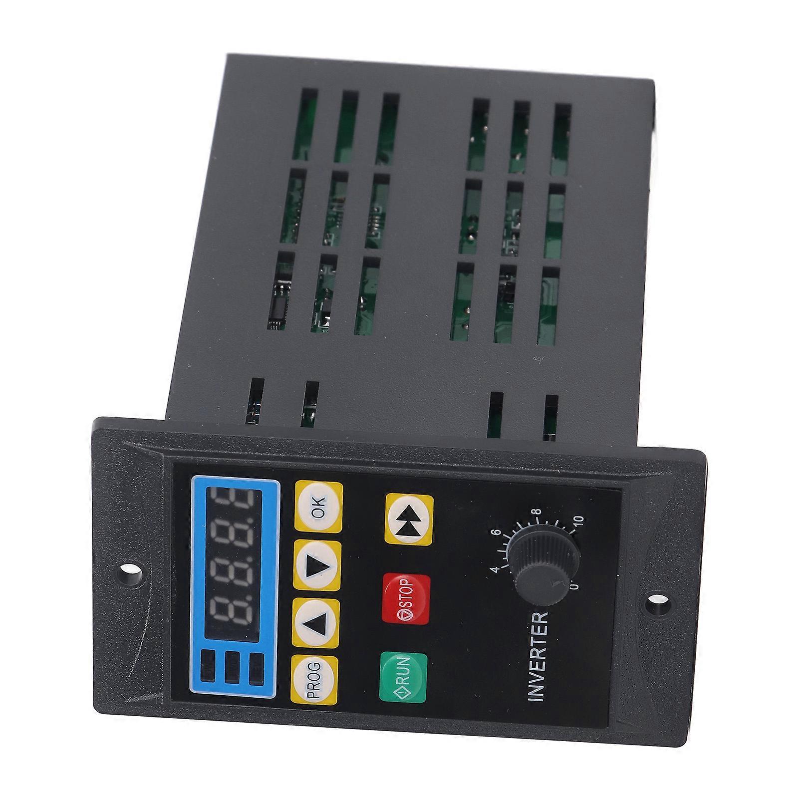 750W Variable Frequency Drive Inverter 1PH 176‑264V Input 3PH 0‑220V Output Motor Frequency Converter