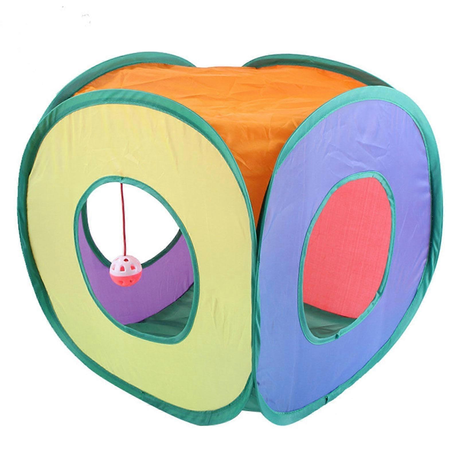 Foldable Cat Cube, Funny Cat Tent, Foldable Indoor Cat House, Hiding Cave for Cats