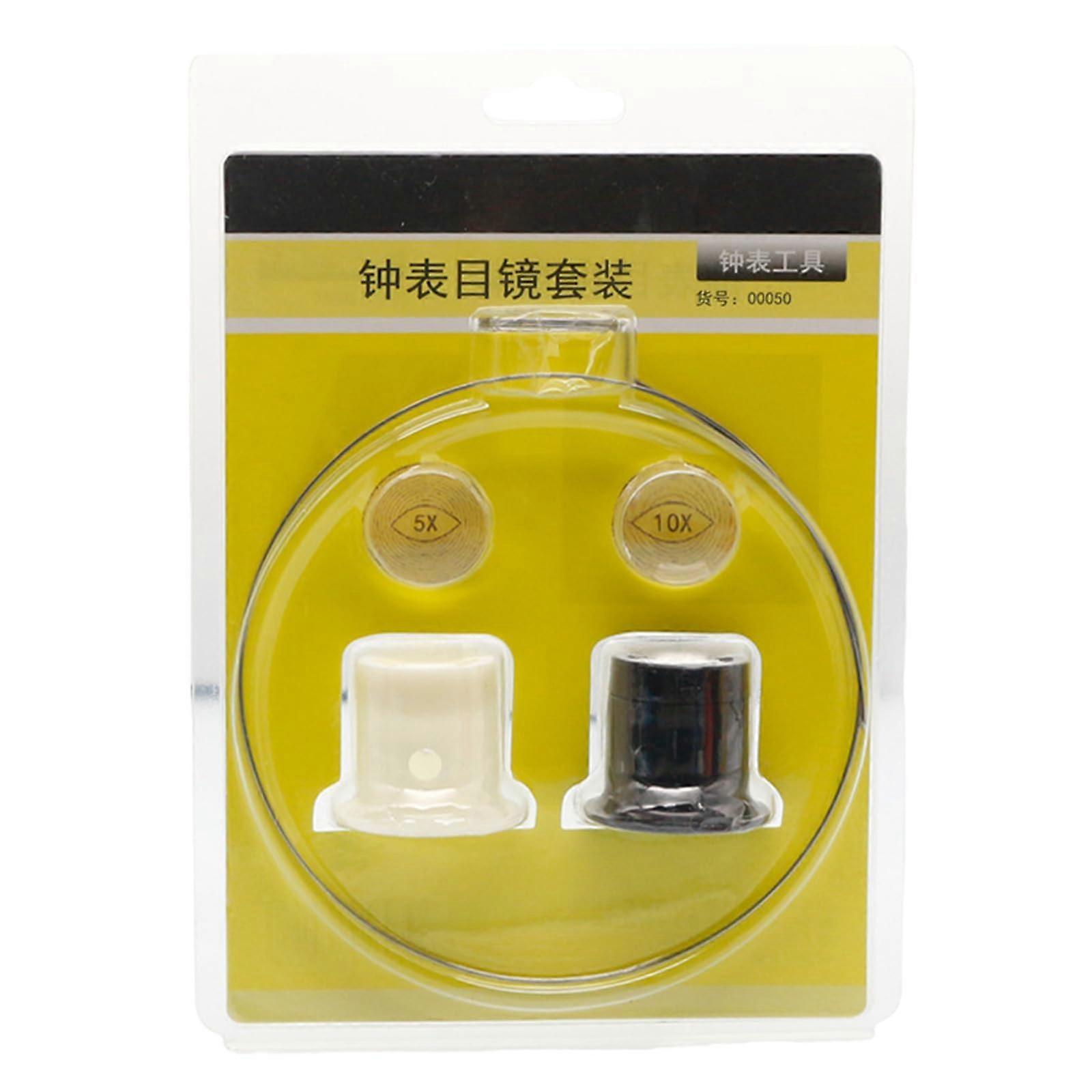 LED Magnification Loupe For Jewelers And Electronics Inspection And Repair Portable Handheld With Illumination