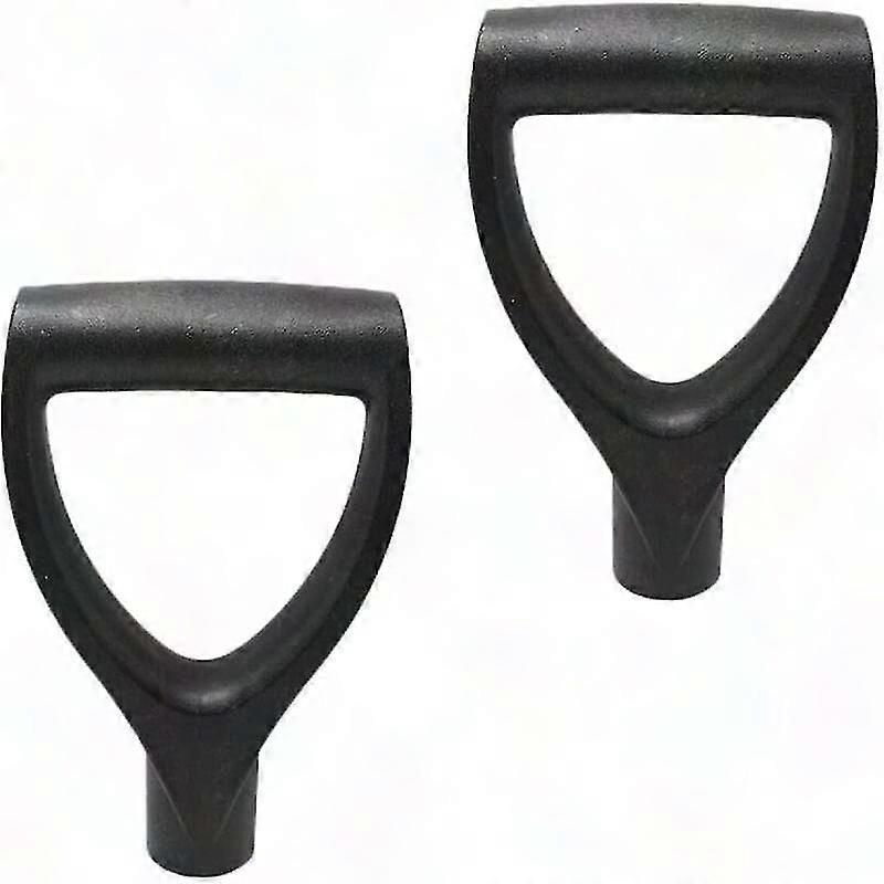 חפירת שלג ידית חפירה מגרפה מזלג שלג אביזרי גן ידית כלי גינה 2 חלקים שחור