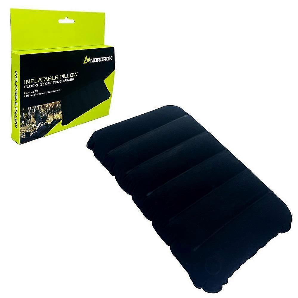 Flocked Inflatable Pillow for Comfortable Sleeping