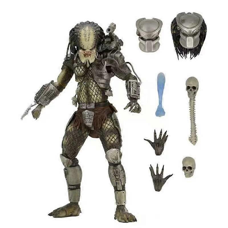 Predator Figure Jungle Hunter Action Figure 18cm PVC Character Collection Model Office Decoration Gift