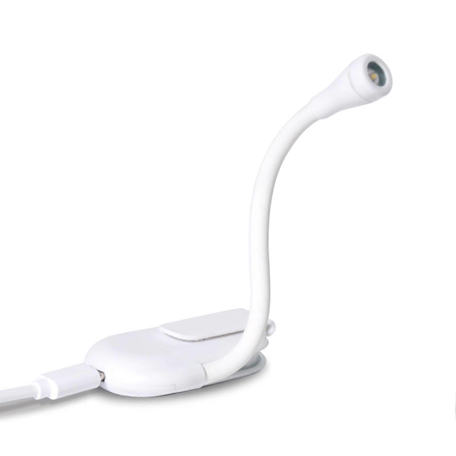 LED Book Light - Portable USB Rechargeable Reading Lamp for Dorm Office, Compact ABS Night Light for Book Lovers