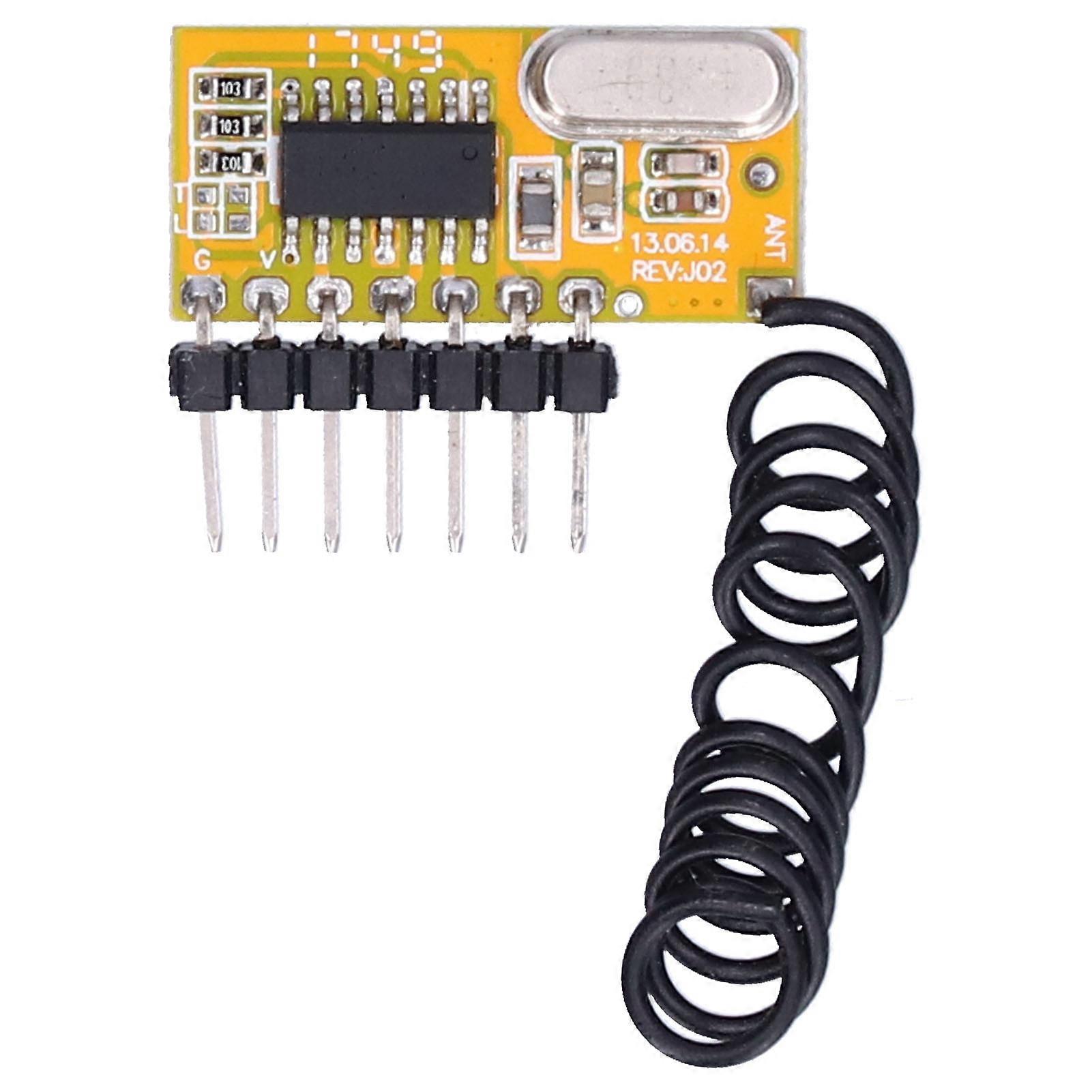 RF Module Receiver Remote Switch AntiInterference High Sensitivity Learning Code for Wireless Door Bell