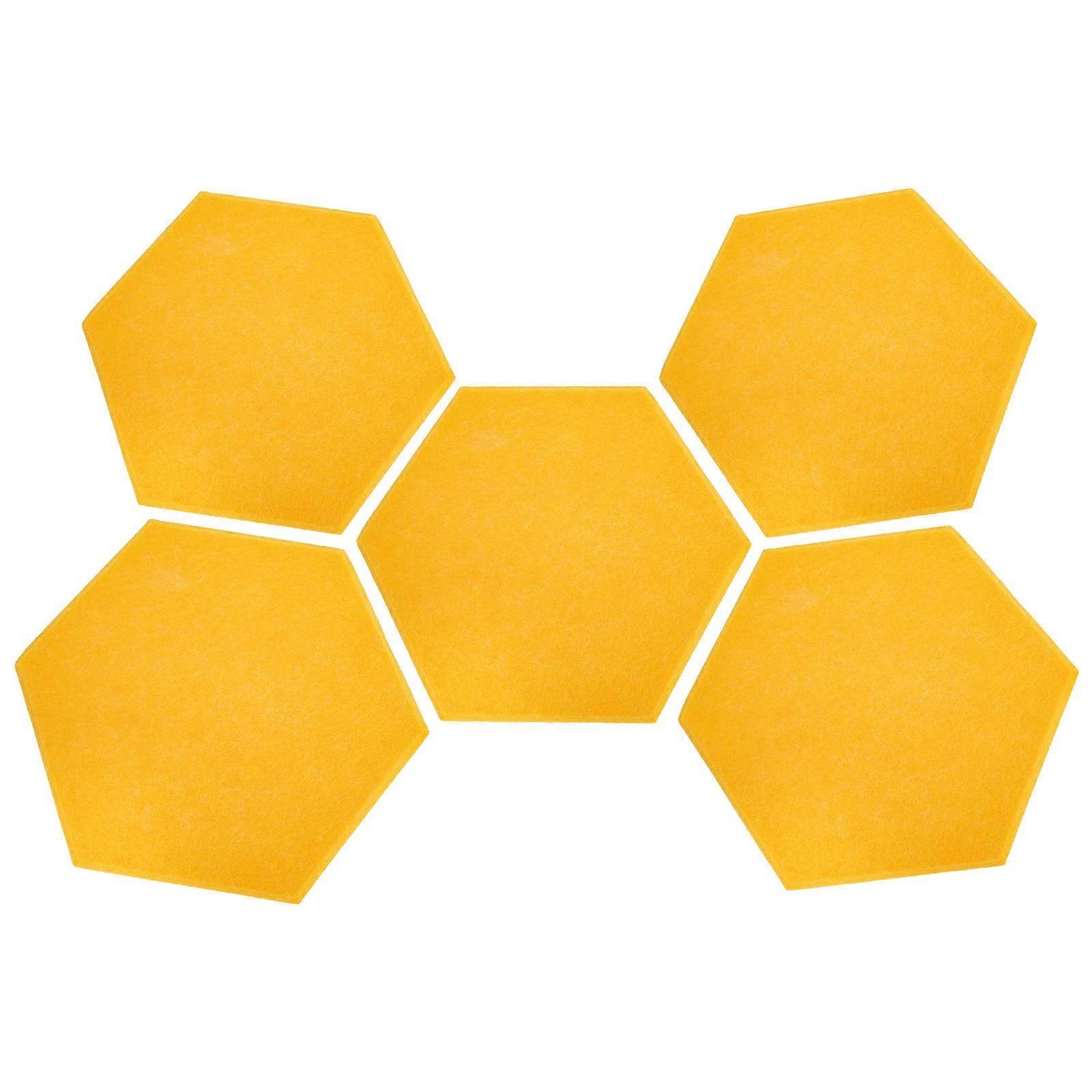 Adhesive Sound Panel Polyester Fiber Noise Reduction Wall Panel Square Home Theater 5Pcs