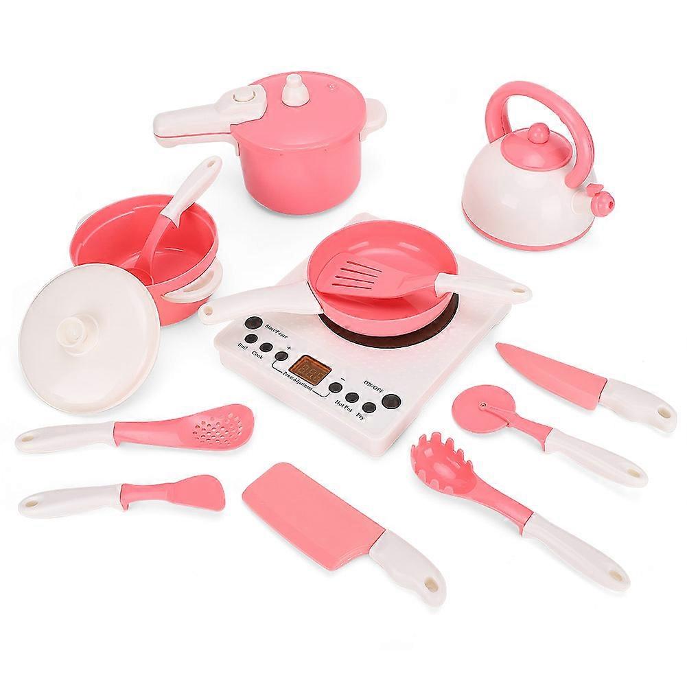 Simulation Induction Cooker Kitchenware Tableware Toy Set Kitchen Cooking Pretend Play Toys