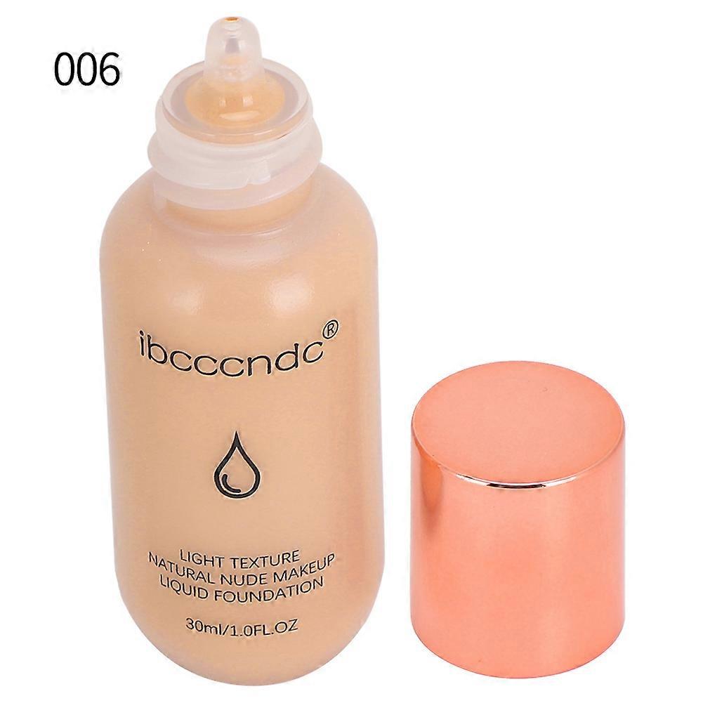 Ibcccndc Liquid Matte Foundation Moisturizing Oil Control Long Lasting Liquid Foundation Cosmetics 30ml#6