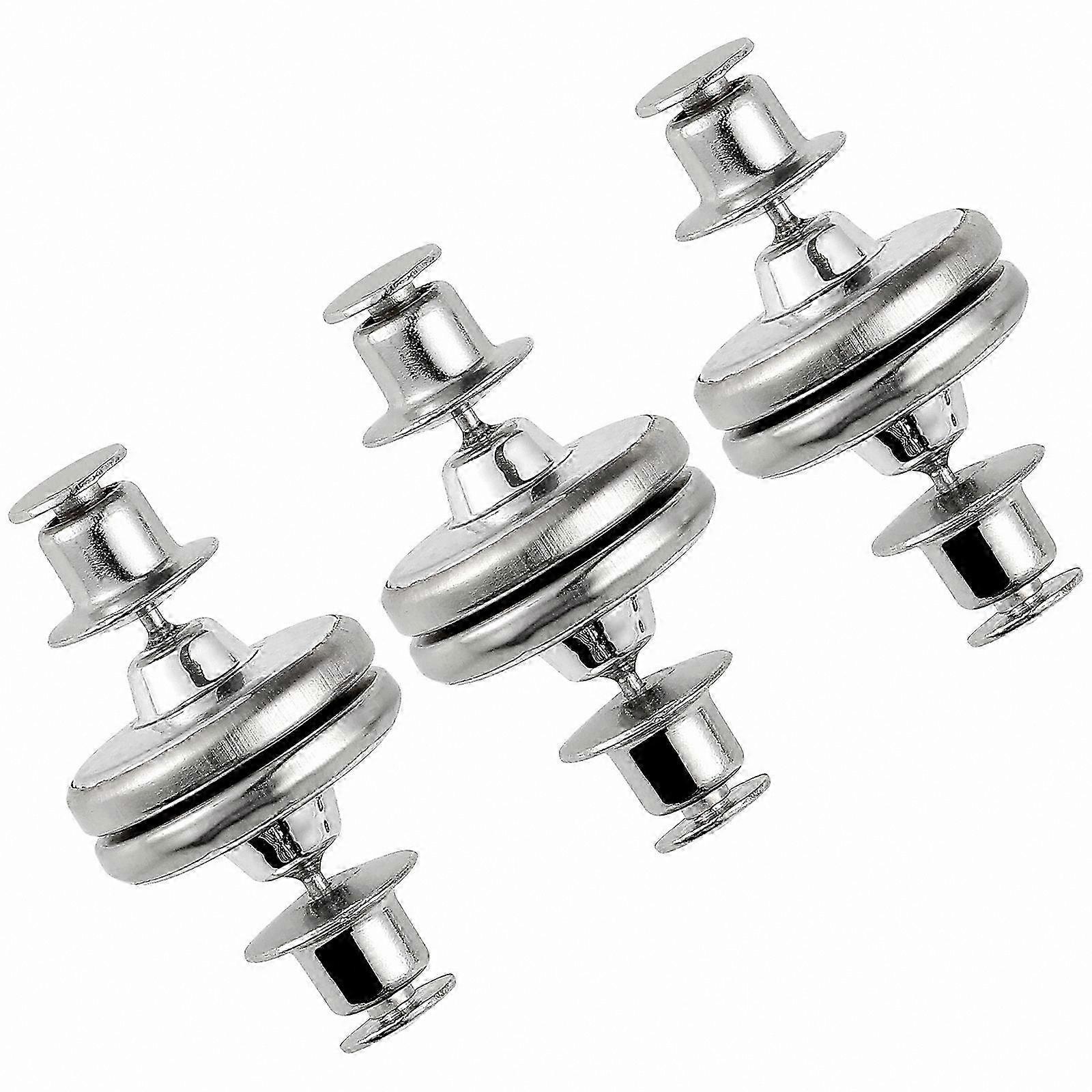 6-Pack Magnetic Curtain Clips with Stainless Steel Pins for Light Blocking and Secure Closure