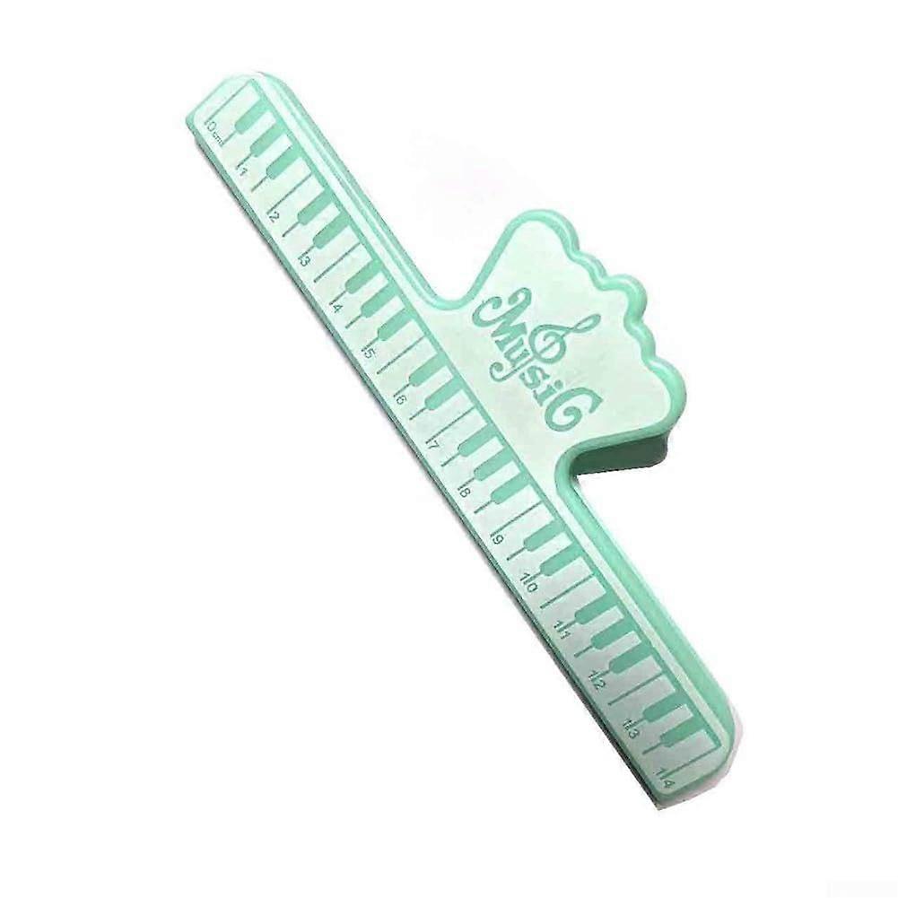 Keep your sheets securely open with this sturdy music book clip page holder (Green)