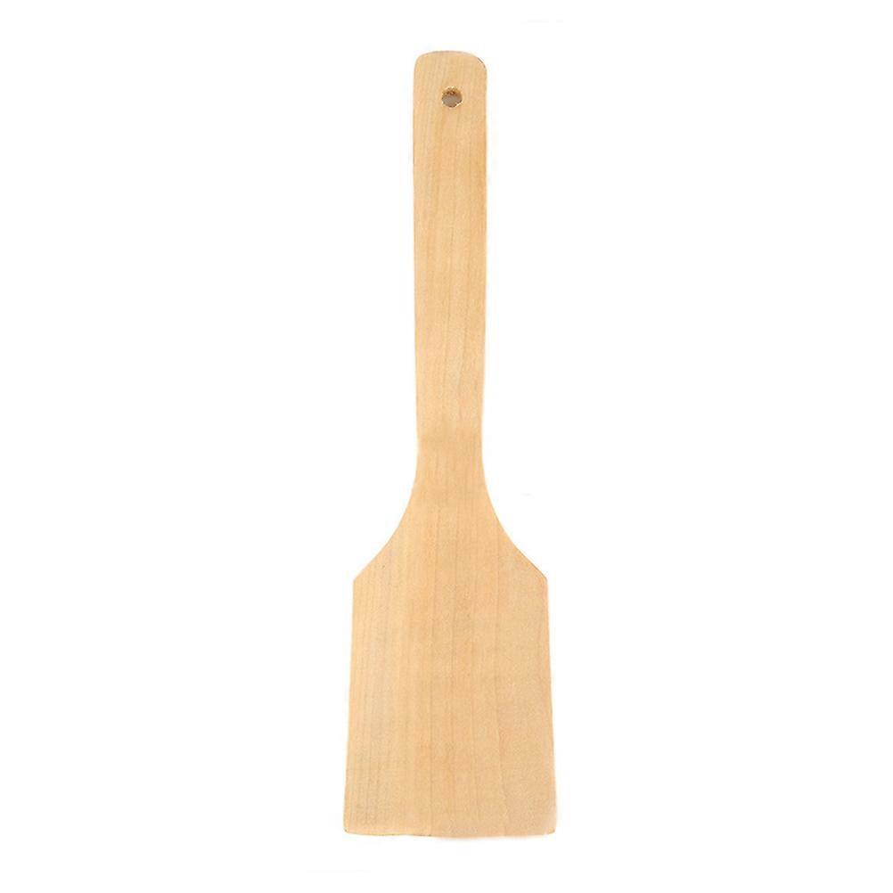 Wood Cooking Spatula Nonstick Mini Wok Turner 7X28Cm 1Set
