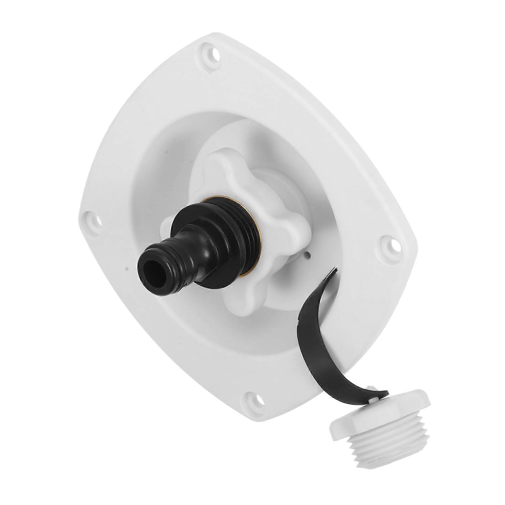 Wassertanköffnung Drehbar Mit Abdeckung für Wohnmobil, RV Wassereinfüllstutzen, Wassereinlass und Schlauchanschluss