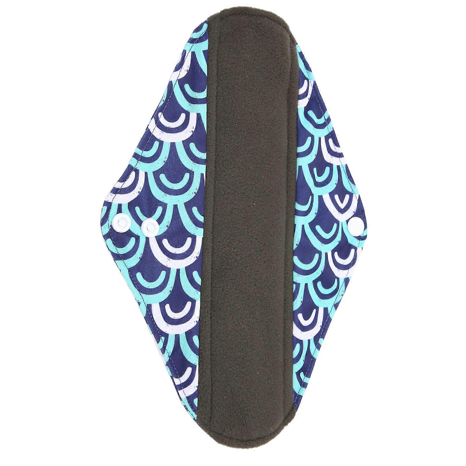 Reusable Menstrual Pads Washable Cloth Feminine Pads Women Skin Friendly Sanitary Incontinence Pads for Night Day UseG27