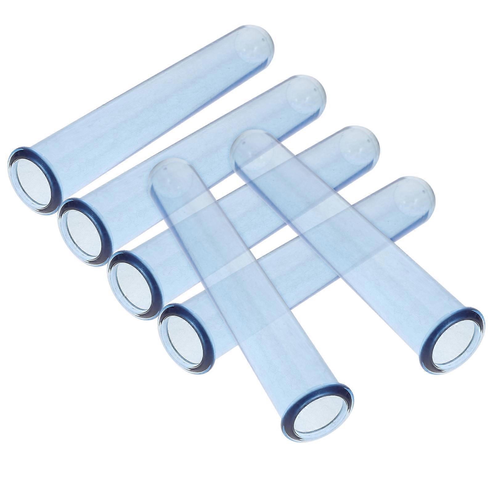 Propagation Vases For Plants Clear Plastic Test Tubes 12cm Simple Design Flower Holder 6Pcs