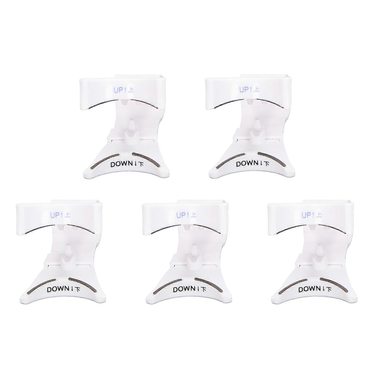 5pcs Magnetic Eyelash Applicator Clip Wide Angle Arc Easy Wearing Eyelashes Helper Tool