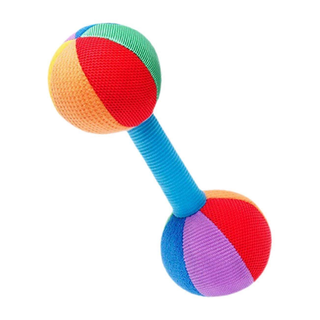 Toddler Dumbbell Colorful Grasping Toy for Sensory Development and Muscle Training Lightweight Safe for Early Education