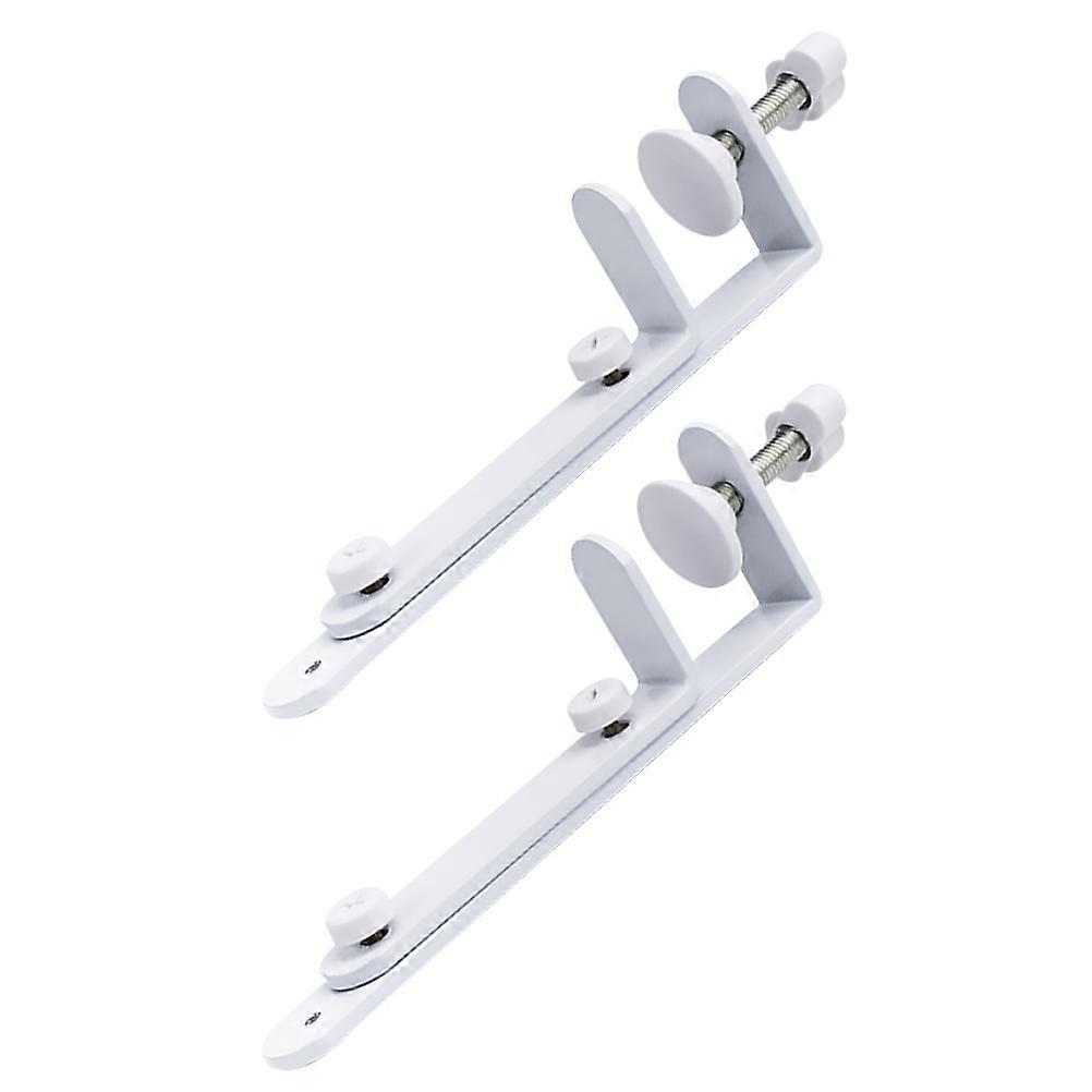 Board Fixing Stands Metal Enamel Desktop Shelf Racks Iron Brackets for Home Storage Organization