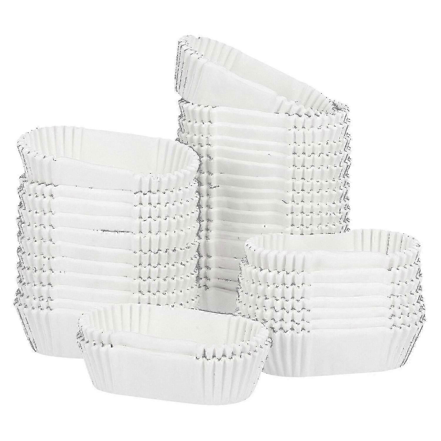 1000Pcs Oval Cake Cups Disposable Baking Cups Baking Cups Wrapping Paper Boat Shaped Cake Cups For C