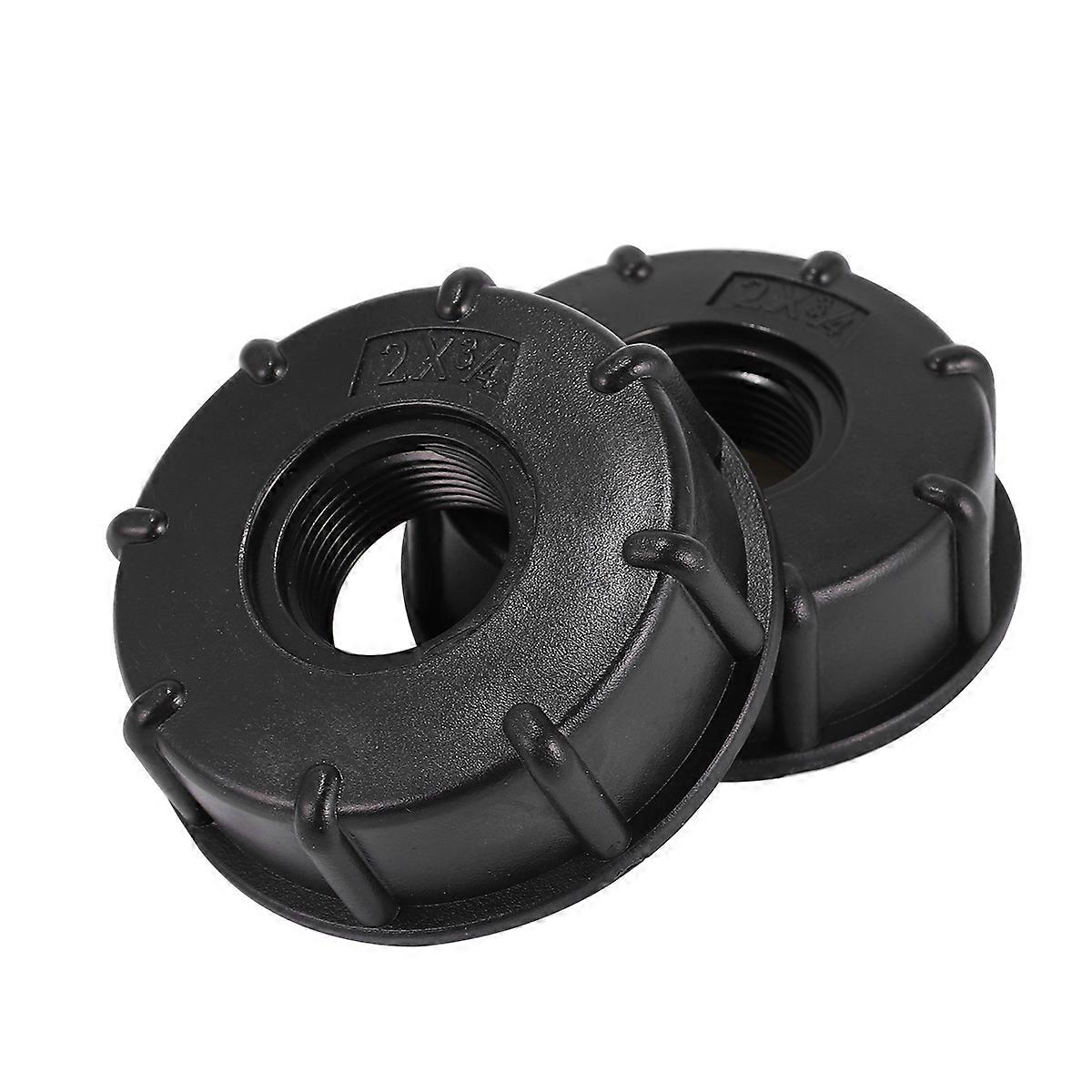 Standard Connector Ibc Tank Adapter Joint Agricultural Use Black 2Pcs