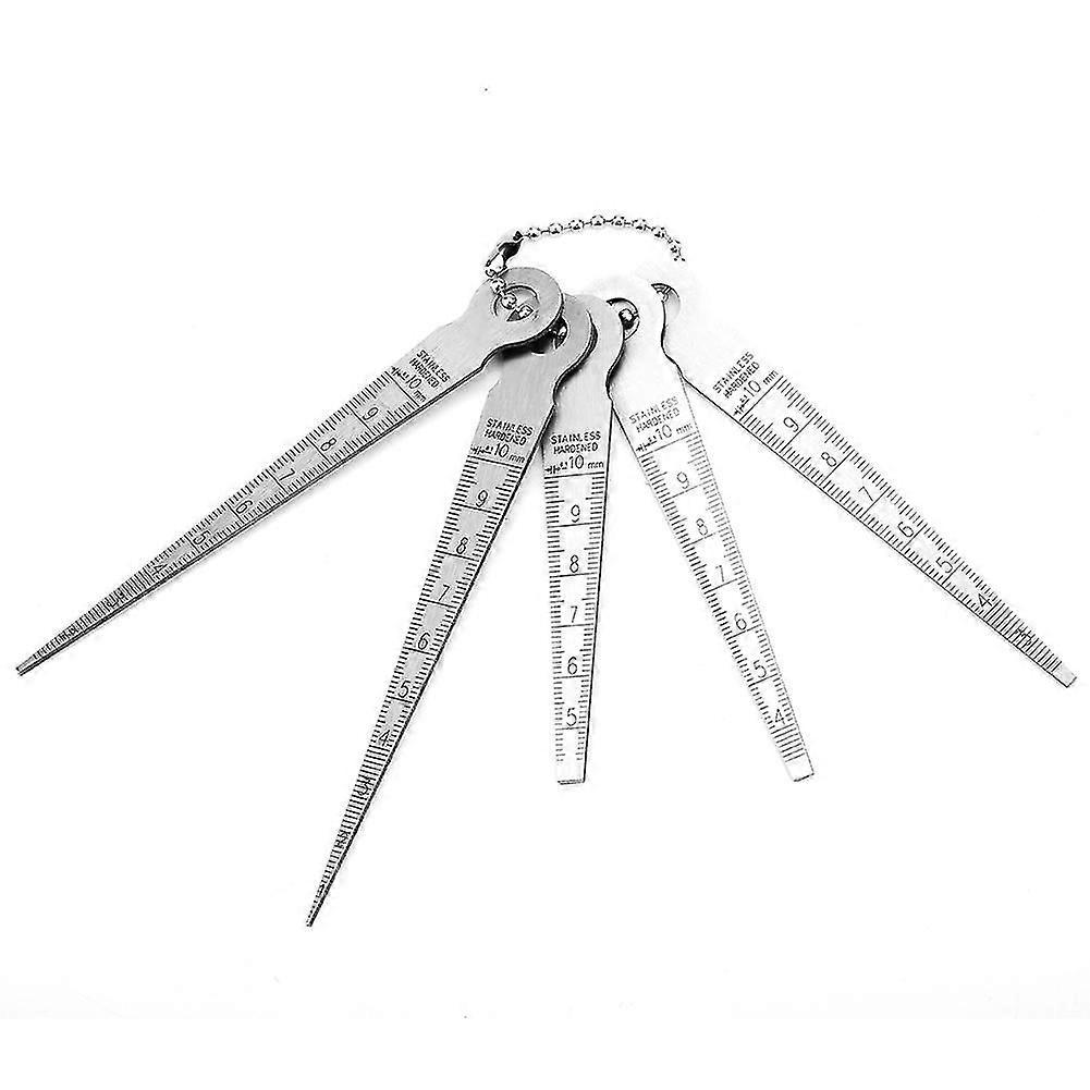 Stainless Steel Welded Tapered Feeler Gauge Gap Measurement