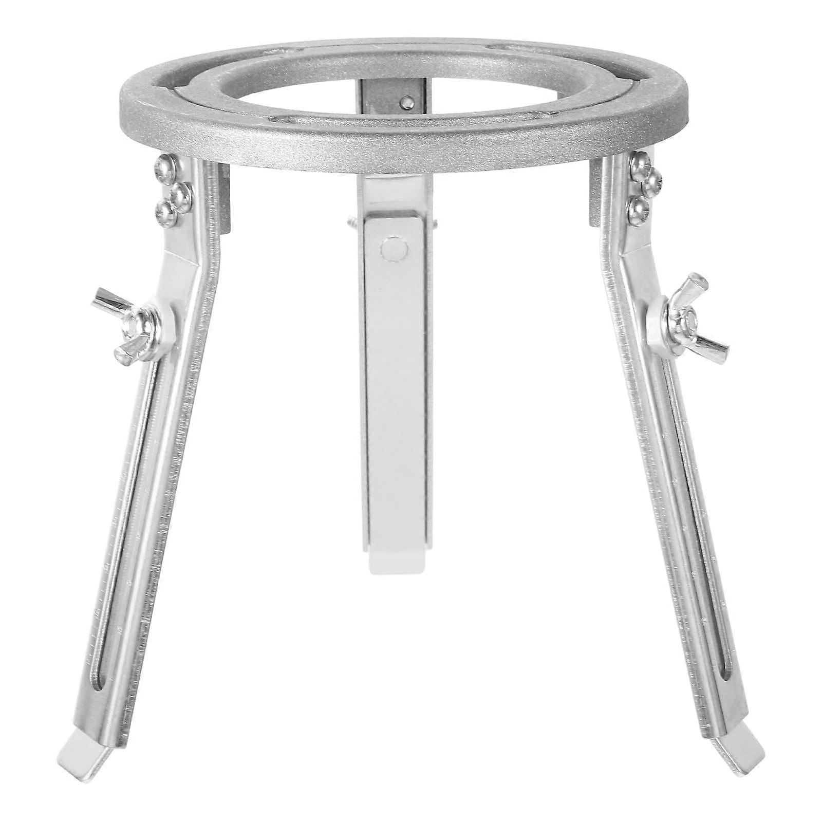 Burner Lamp Stand Tripod Adjustable Laboratory Support for Experiments, Heavy-Duty Metal, 3-Feet Height