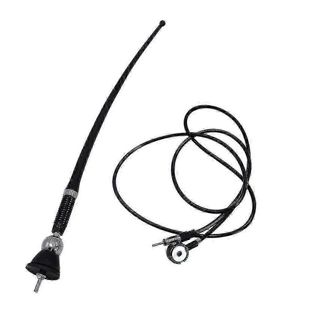 Swivel mount antenna for improved vehicle radio signal strength
