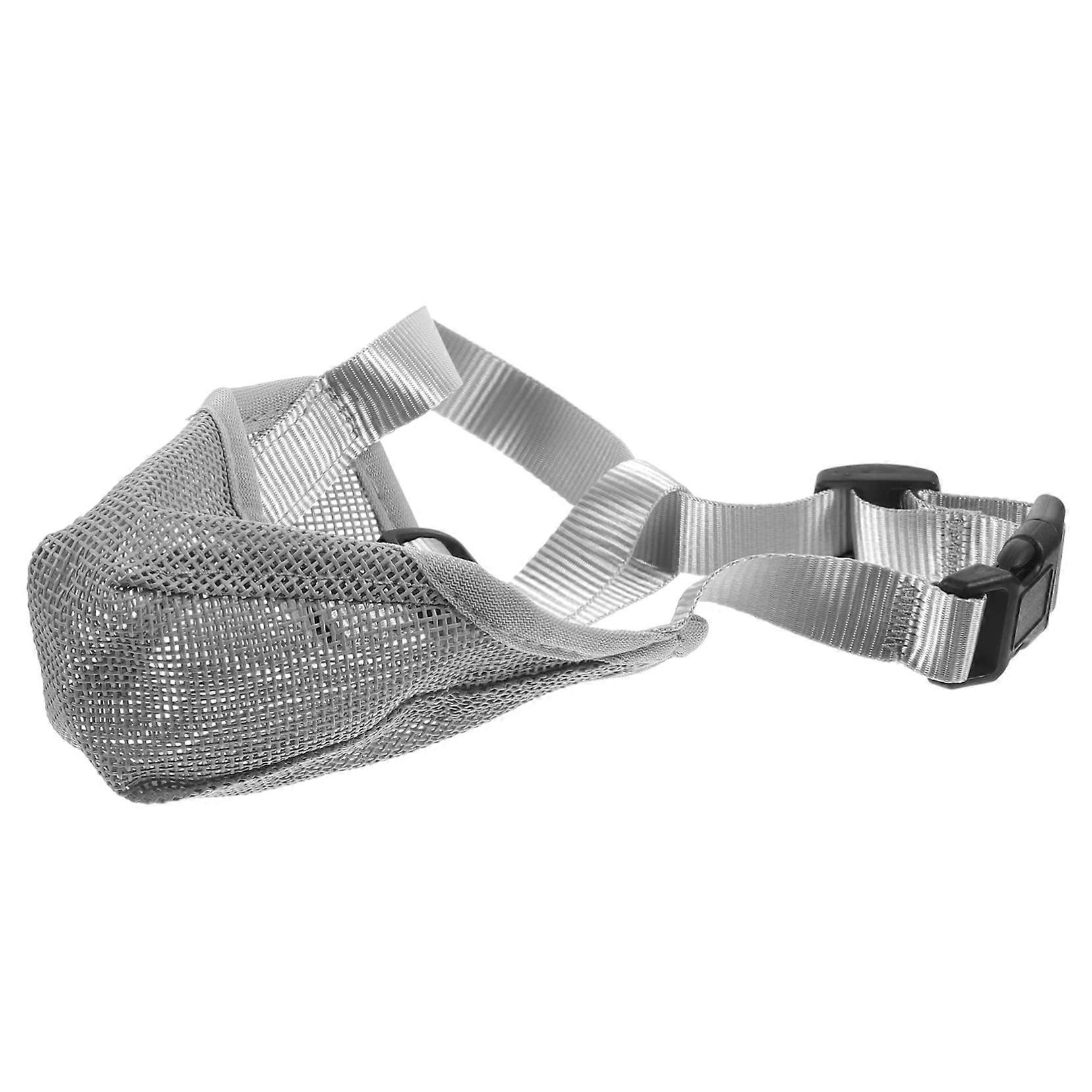 Breathable Dog Muzzle Made of Soft Material, Adjustable for Large Dogs, Prevents Biting, Suitable for Training and Use