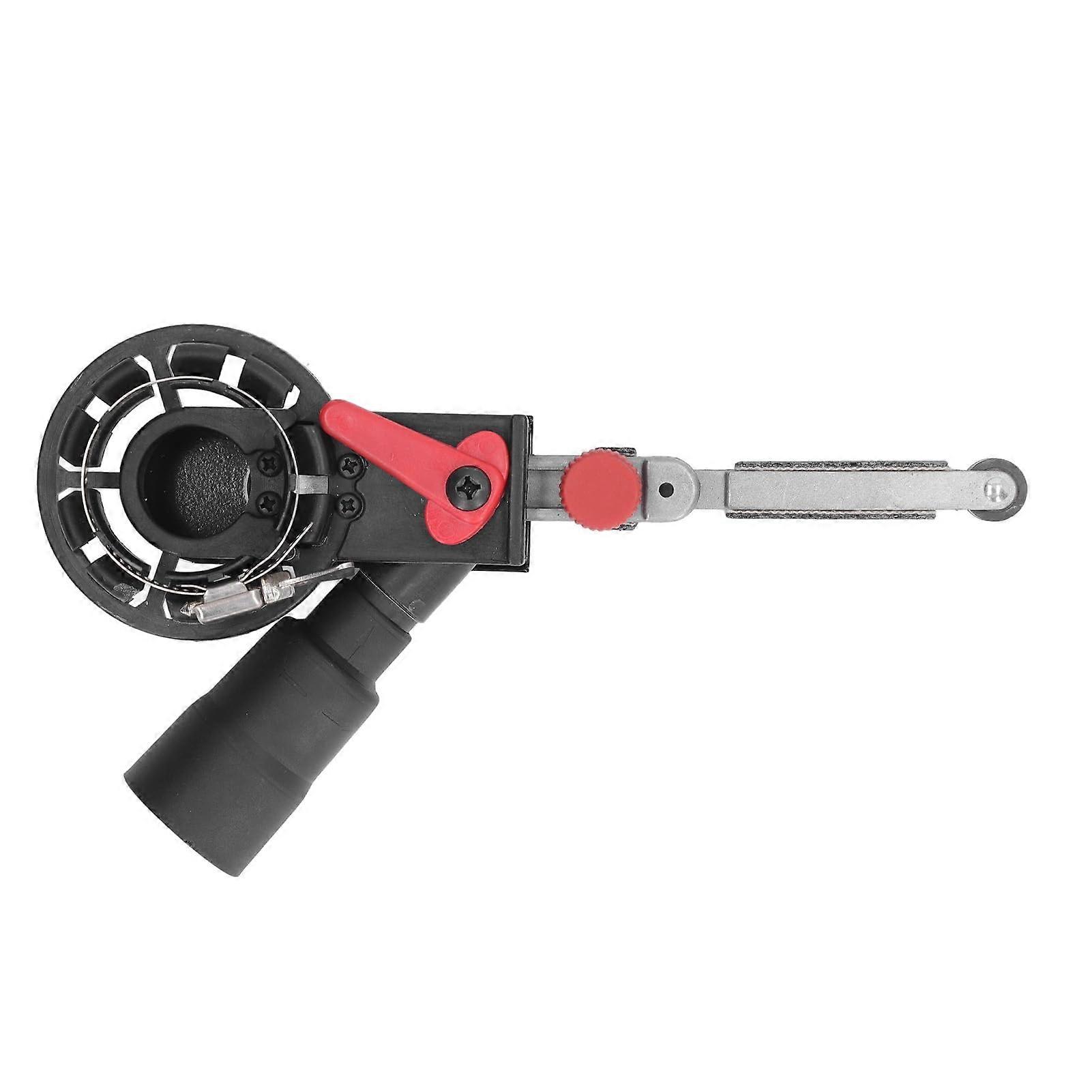 M10 Angle Grinder to Belt Sander Adapter for Glass, Wood, Plastic, 15mm Width, Lockable Slide Switch