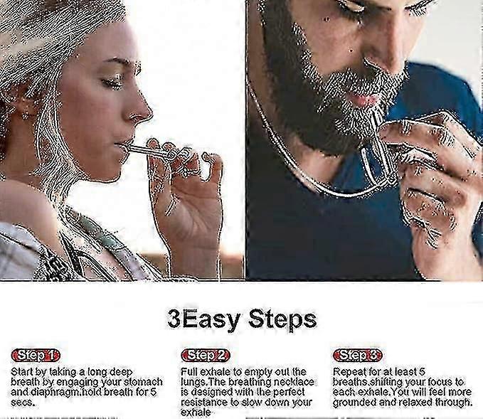 قلادة التوقف عن التدخين, قلادة صافرة القلق, قلادة التنفس التوقف عن التدخين, قلادة تخفيف التوتر, Medita