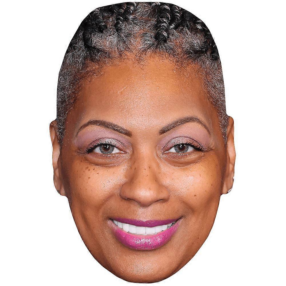 Katina Fields (Smile) Celebrity Mask, Flat Card Face
